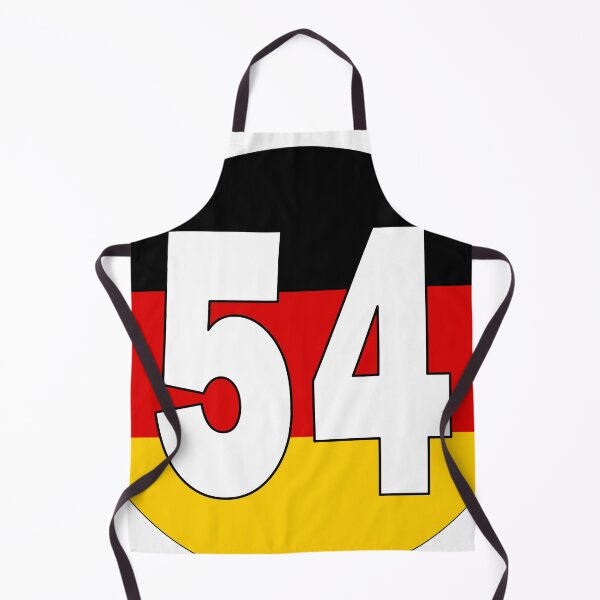 Item preview, Number 54 with Germany flag on the background designed and sold by AllShirts21.