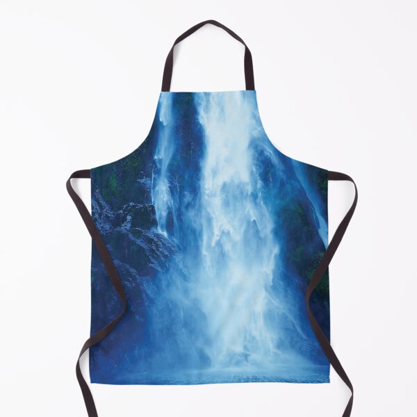 Item preview, Dreamy Textures of Waterfall, featuring Cool Blue Cascading Mist and Green Moss Rocks designed and sold by yappei.