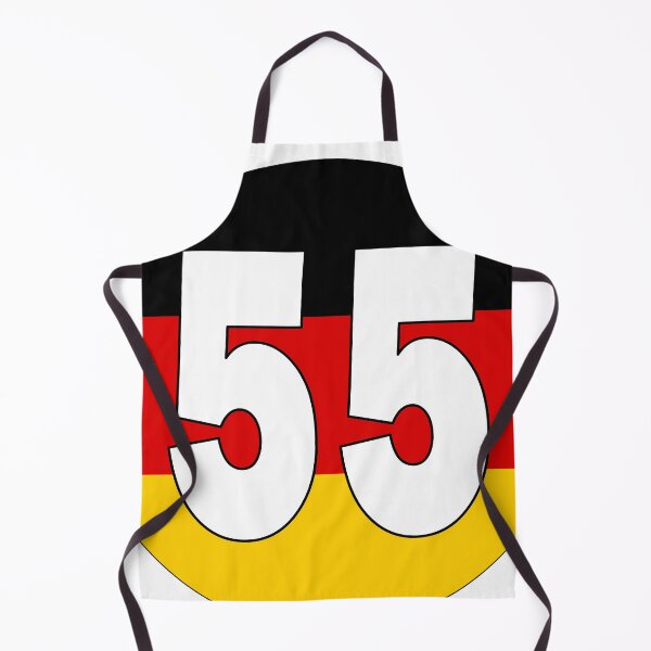 Item preview, Number 55 with Germany flag on the background designed and sold by AllShirts21.