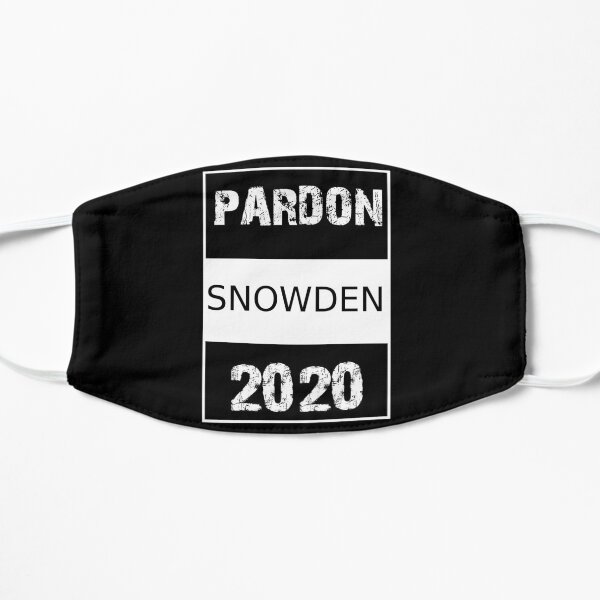 Pardon Snowden 2020 Flat Mask
