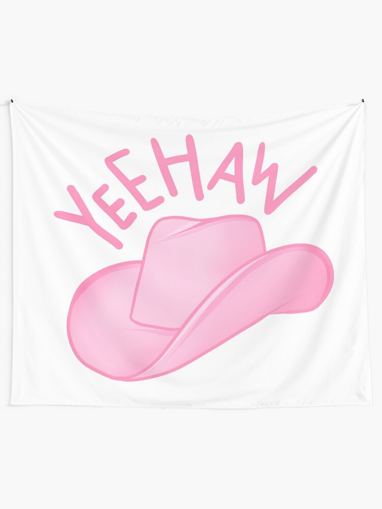 pastel pink cowboy hat