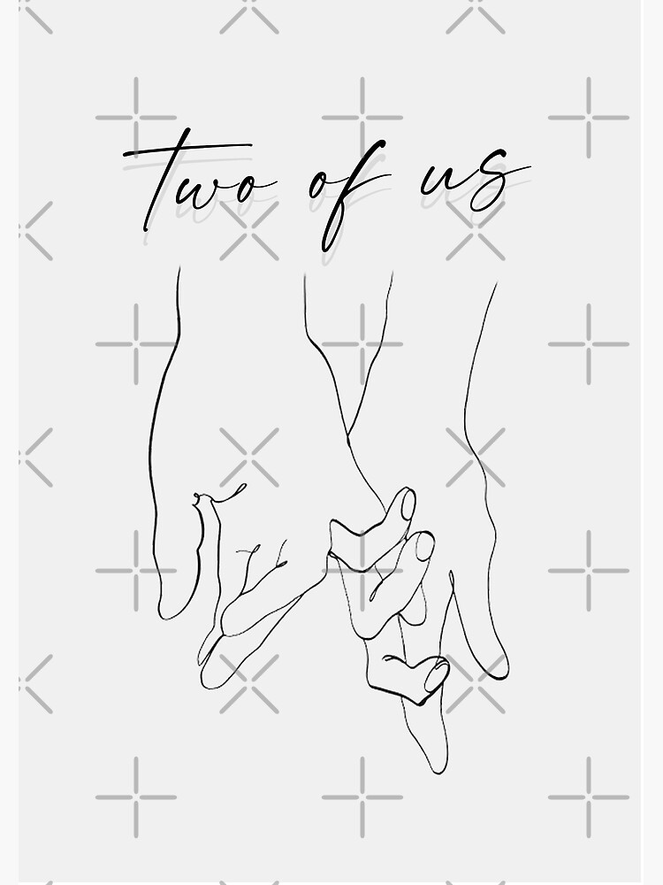 Louis Tomlinson Wall Art: Two of Us Lyrics Poster Walls One 