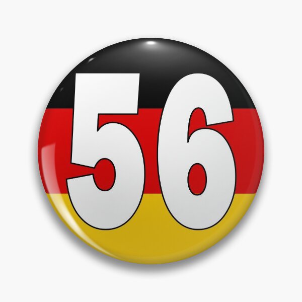 Item preview, Number 56 with Germany flag on the background designed and sold by AllShirts21.