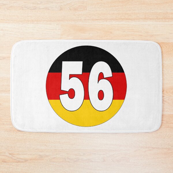 Item preview, Number 56 with Germany flag on the background designed and sold by AllShirts21.