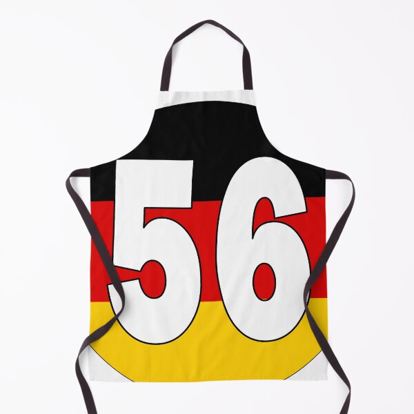 Item preview, Number 56 with Germany flag on the background designed and sold by AllShirts21.