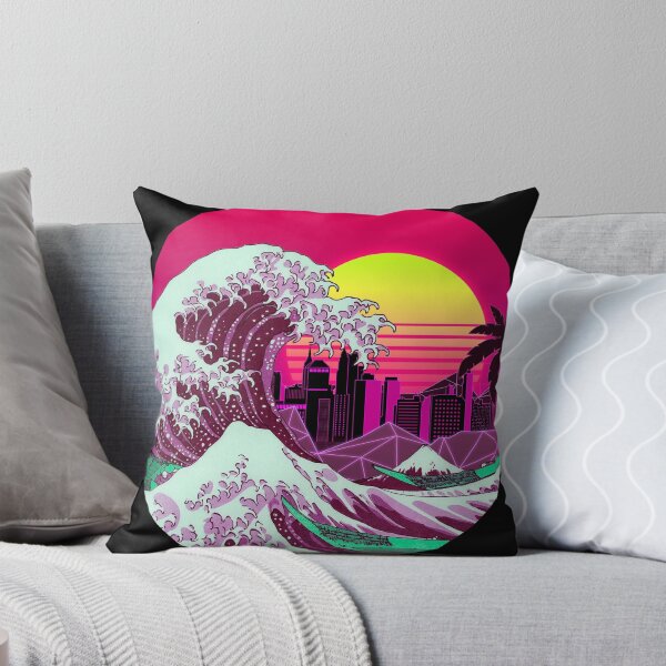 Item preview, The Great RetroWave off Kanagawa designed and sold by Kiboune.
