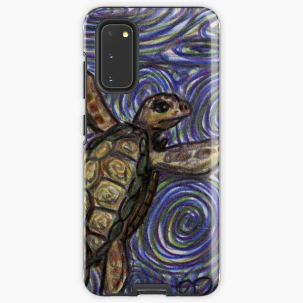 Loggerhead Turtle and Swirls Samsung Galaxy Tough Case