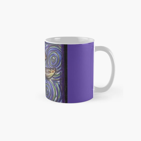 Loggerhead Turtle and Swirls Classic Mug