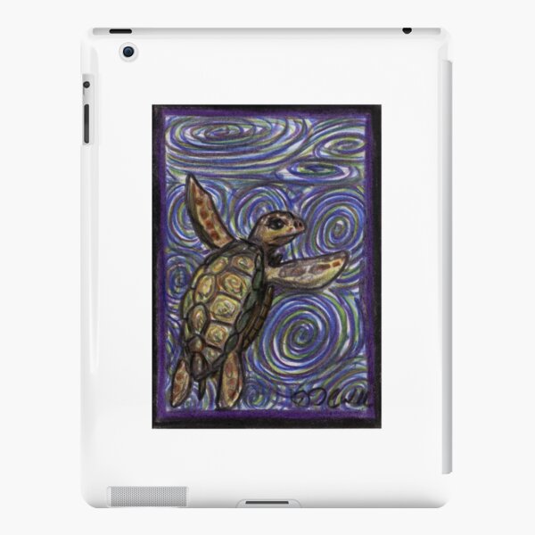 Loggerhead Turtle and Swirls iPad Snap Case