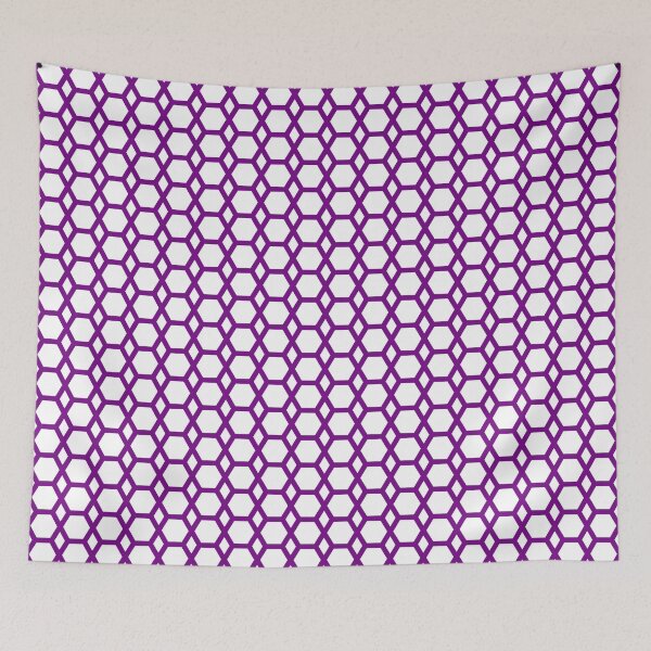 Item preview, Hexagon Pattern in Purple designed and sold by belly-e-luna.