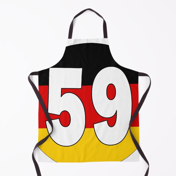 Item preview, Number 59 with Germany flag on the background designed and sold by AllShirts21.