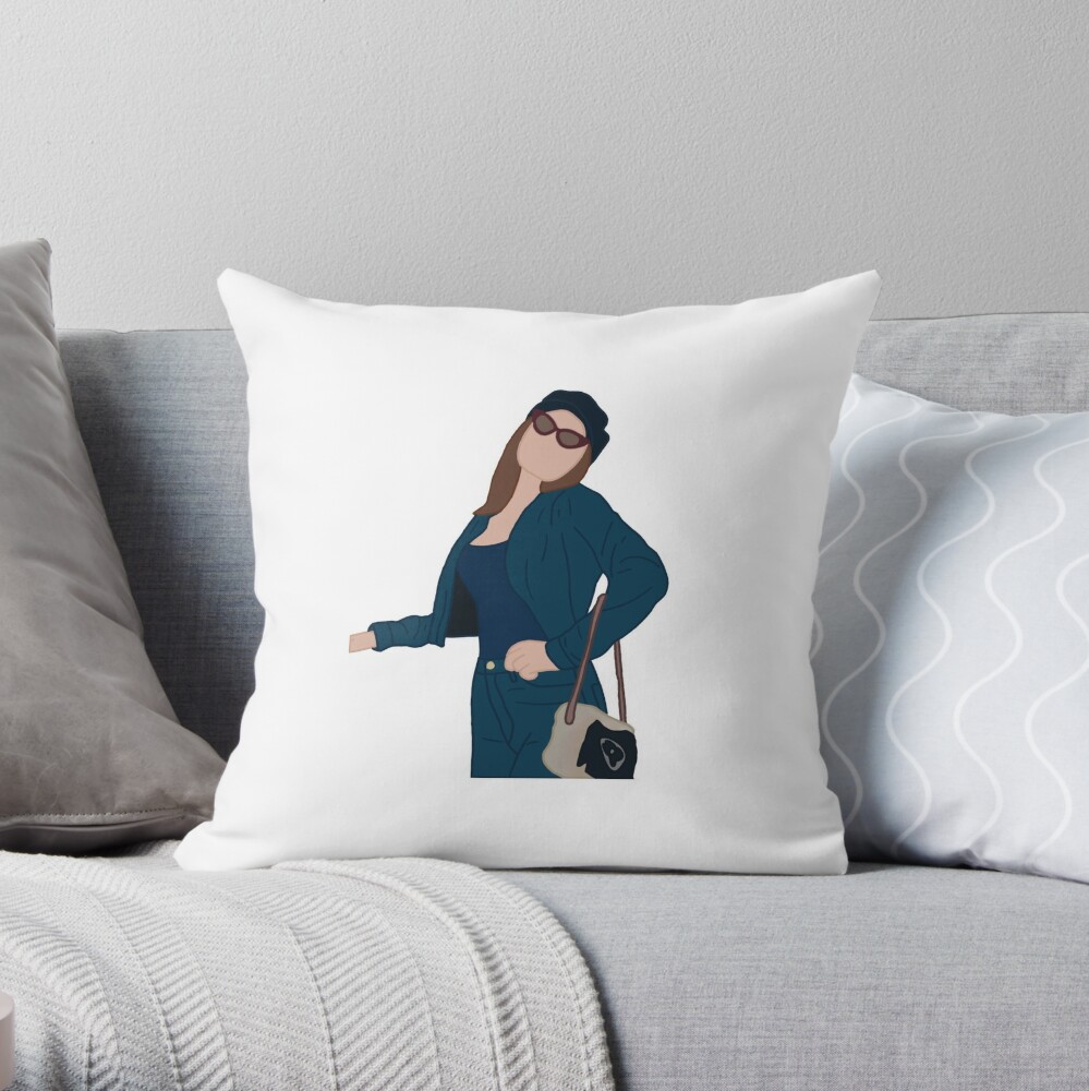  Coussin   Dessin  de Millie Bobby Brown  par rosyhsop 