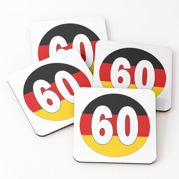 Item preview, Number 60 with Germany flag on the background designed and sold by AllShirts21.
