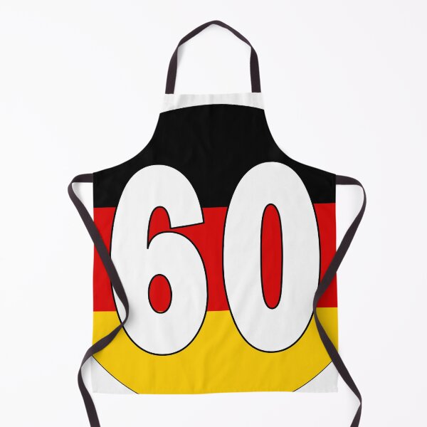 Item preview, Number 60 with Germany flag on the background designed and sold by AllShirts21.