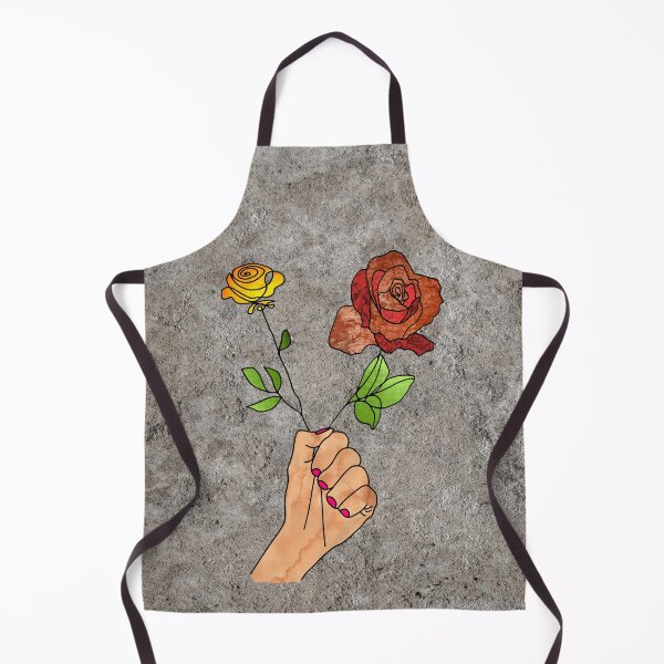 Item preview, Abstract fist holding flowers on a gray background. decorating, interiors designed and sold by jayne0524.
