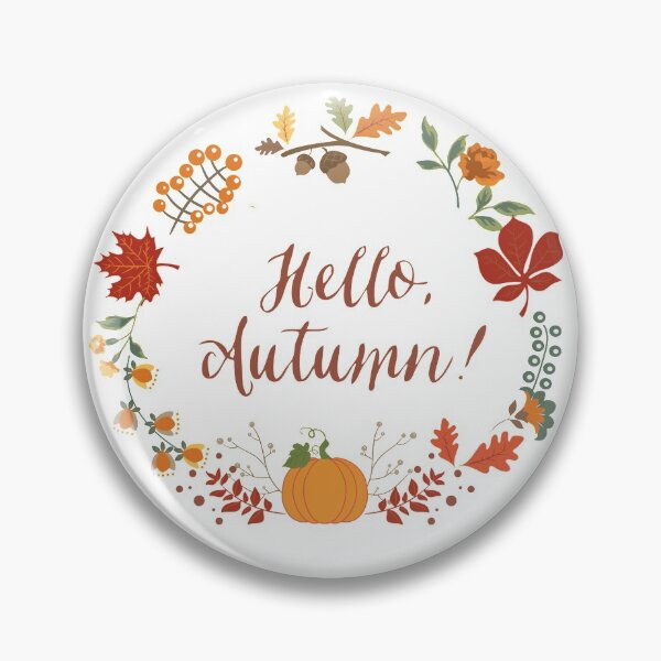 Item preview, Hello Autumn, Fall Theme , Pumpkin Season, Bonefire, Autumn Leaves designed and sold by Theteebrewing.