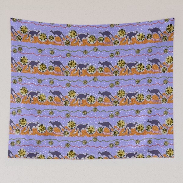 Item preview, Authentic Aboriginal Art - Kangaroo designed and sold by HogarthArts.
