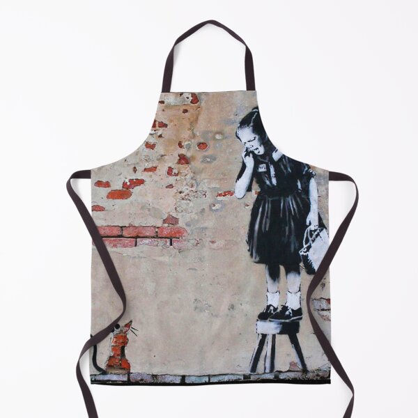 Item preview, Banksy Girl and Mouse or Girl on Stool designed and sold by WE-ARE-BANKSY.