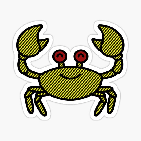 Cooler (King Crab Orange) Sticker for Sale by steveskaar