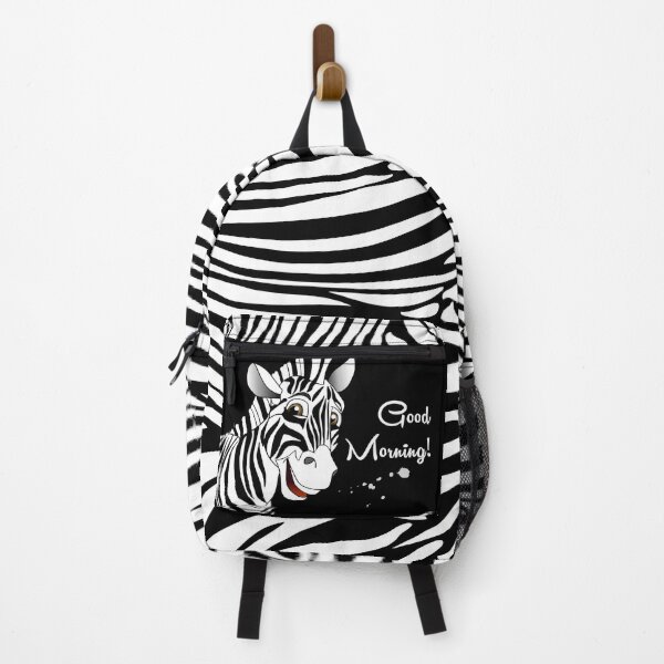 Item preview, Good Morning! Cute Zebra. Happy Zebra Cartoon designed and sold by sofiartmedia.