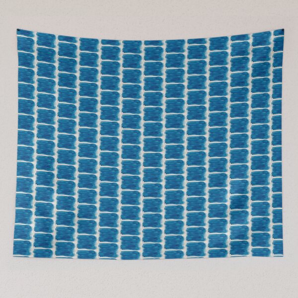 Item preview, blue acrylic waves designed and sold by AnnaBaldon.