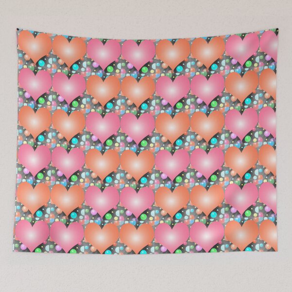 Item preview, Colorful heart patterns  designed and sold by Shirley cute art .