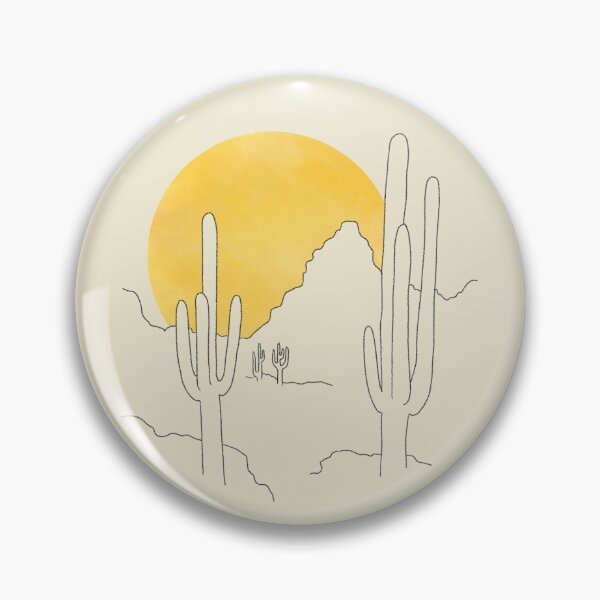 Aperçu de l'œuvre cactus du désert minimal créée et vendue par simh.