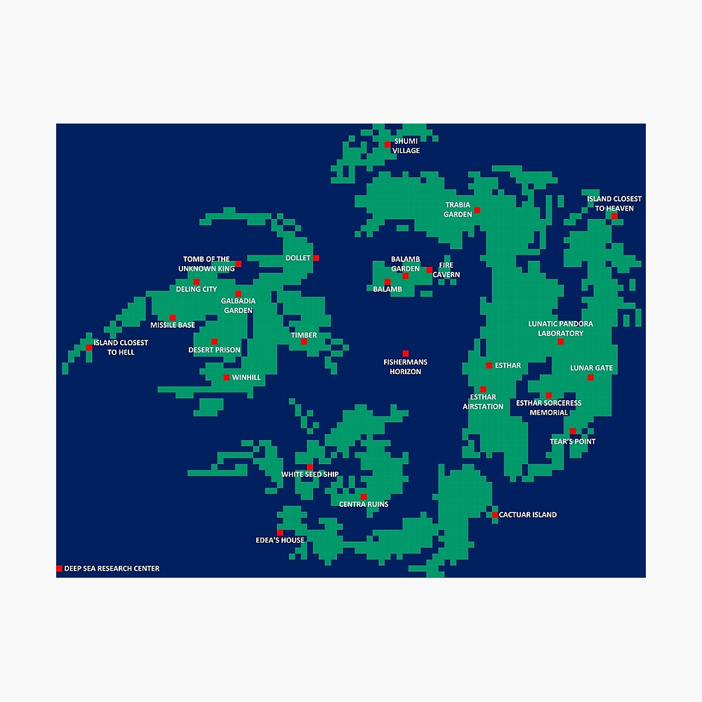 final fantasy viii map