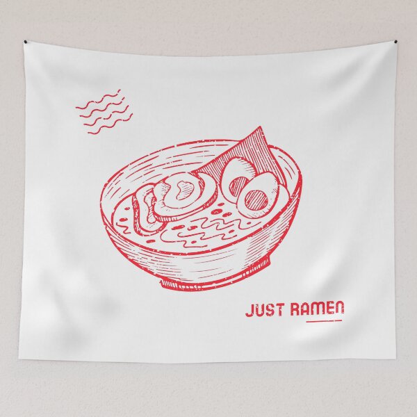 Item preview, Just Ramen Graphic designed and sold by SobaWaveStudio.