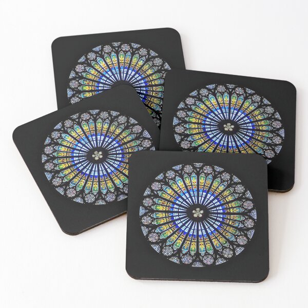 Item preview, Stained Glass Rose Window Strasbourg Cathedral, France designed and sold by worldways.