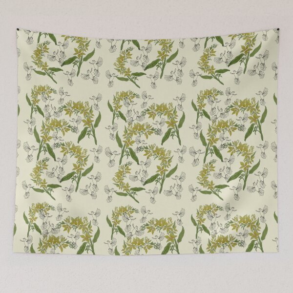 Artikelvorschau, Yellow Flowers & Birds entworfen und verkauft von MagsWilliamson.