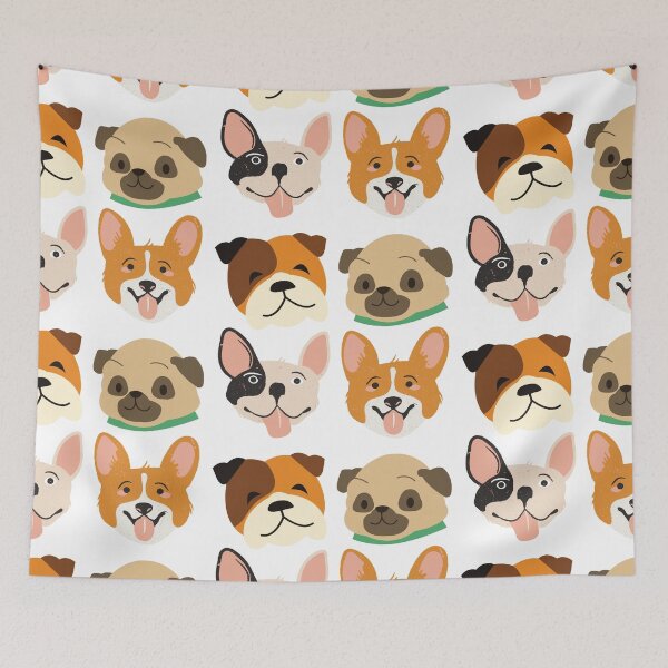 Item preview, 4 cute animated dogs designed and sold by priyankajustine.