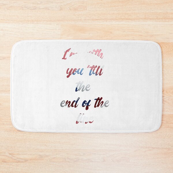 Item preview, im with you till the end of the line designed and sold by Madhattermegs.