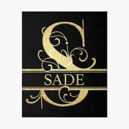 Artikel-Vorschau von Sade Name - Monogramm Buchstabe S Das Sade Name Geschenk für Sade, designt und verkauft von JoleneHarty.