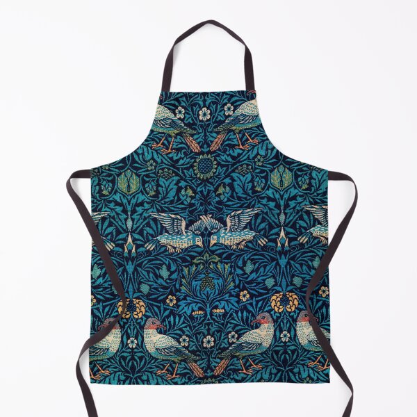 Item preview, Vintage Bird Pattern Royal Blue Decorative Artwork designed and sold by OneandHalf.