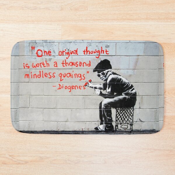Item preview, One Original Thought – Banksy Piece Brooklyn designed and sold by WE-ARE-BANKSY.
