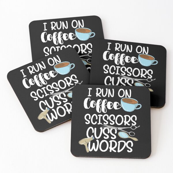Item preview, Hairstylist - Coffee Scissors Cuss Words Gift Idea designed and sold by Sandra78.