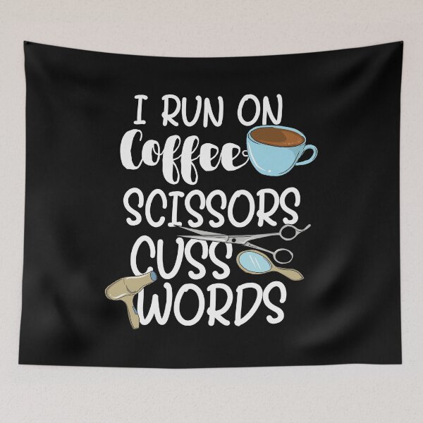 Item preview, Hairstylist - Coffee Scissors Cuss Words Gift Idea designed and sold by Sandra78.