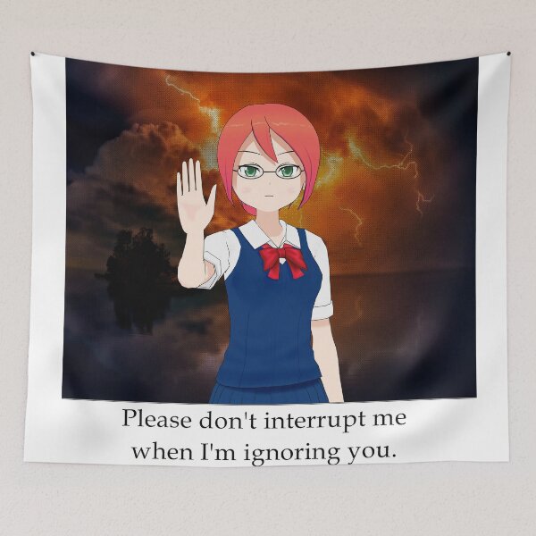 Item preview, Don't Interrupt designed and sold by LaughingGryphon.