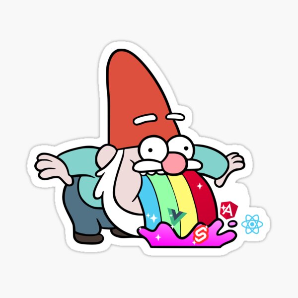 Cartoon Vomiting Stickers Redbubble