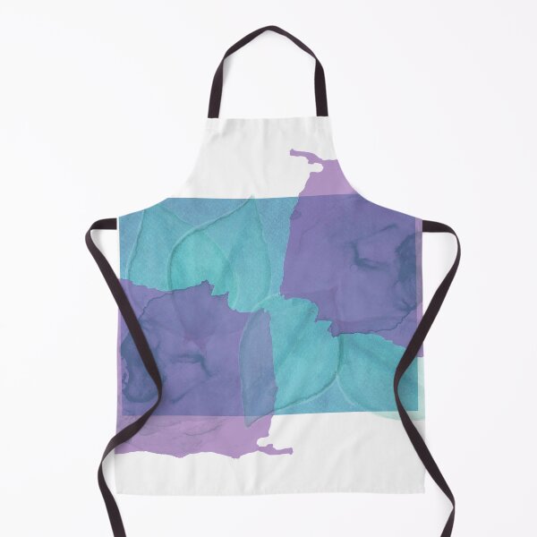 Item preview, Watercolour Floral in Aqua and Purple designed and sold by CheckOutOz.