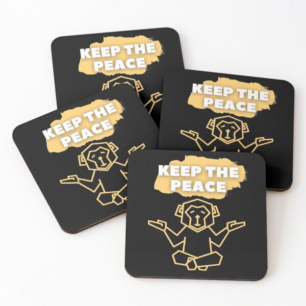 Item preview, Keep the peace - Monkey meditating  designed and sold by priyankajustine.