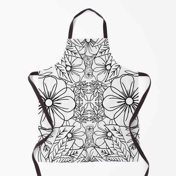 Item preview, Black and white flower pattern designed and sold by LeighsDesigns.