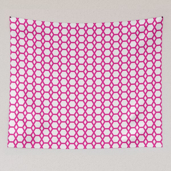 Item preview, Hexagon Pattern in Pink designed and sold by belly-e-luna.