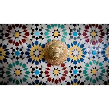 zellij,mosaicmoroccantilesarchitecture,giftforart,architectureanddetailslovers|Poster