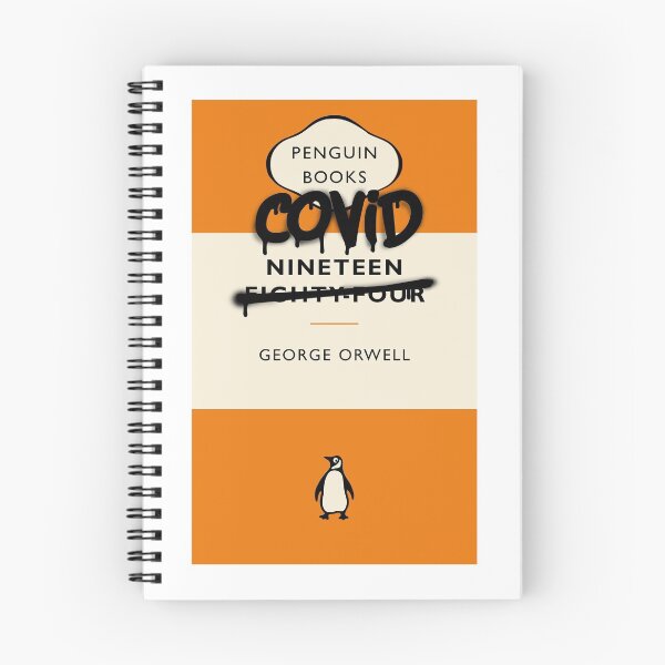 Item preview, Covid Nineteen A novel by George Orwell designed and sold by chillstudio.