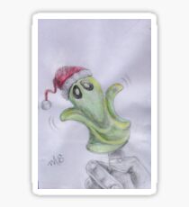Gilroy the Ghost Christmas Sticker