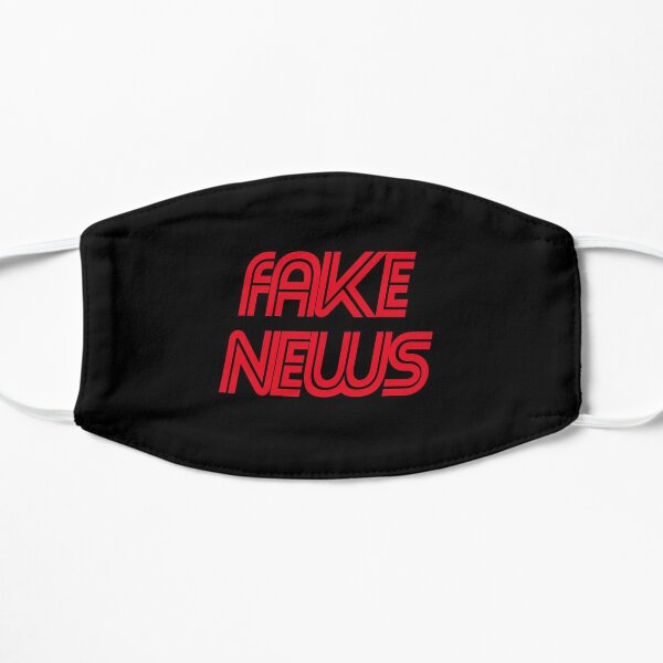 Fake News Flat Mask