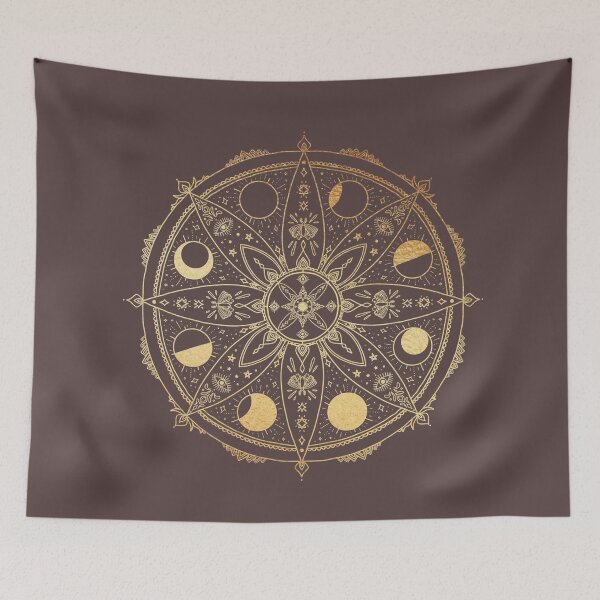 Item preview, Moon phase mandala  designed and sold by pinapurri.
