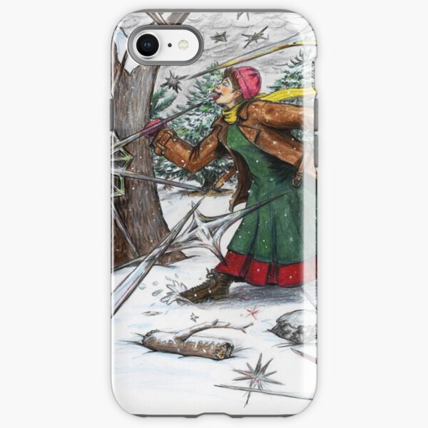 Snowflake Girl iPhone Tough Case